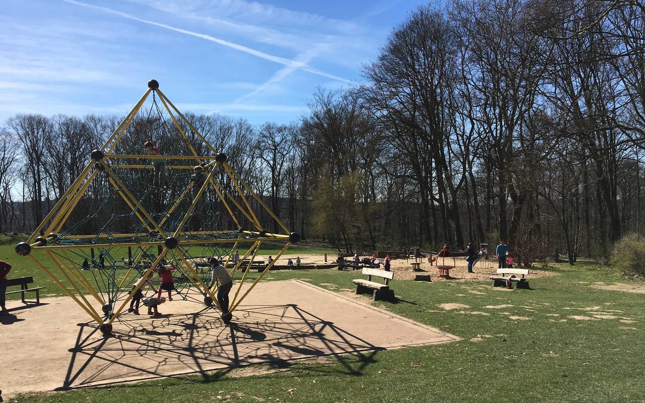 Der Spielplatz am Hohenstein.