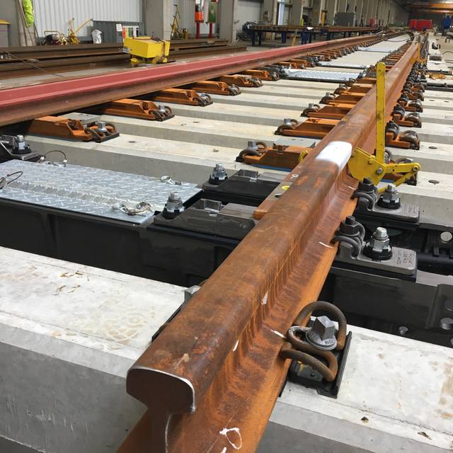 Das Weichenwerk Witten liefert Weichen für die Bahnstrecke zwischen München und Berlin.