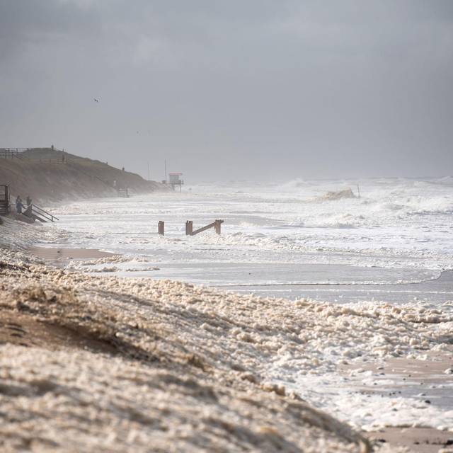 Sturmflut an der Nordsee - Insel Sylt