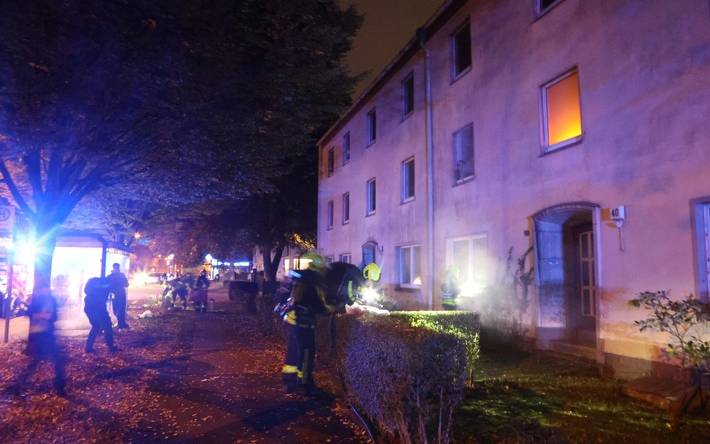 Übung in der Barmer Straße