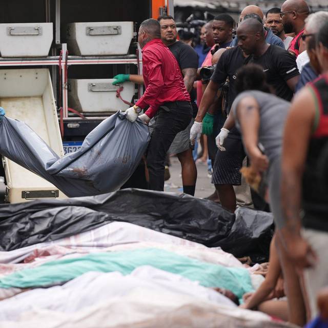 Nach Polizeieinsatz in Favelas in Rio de Janeiro