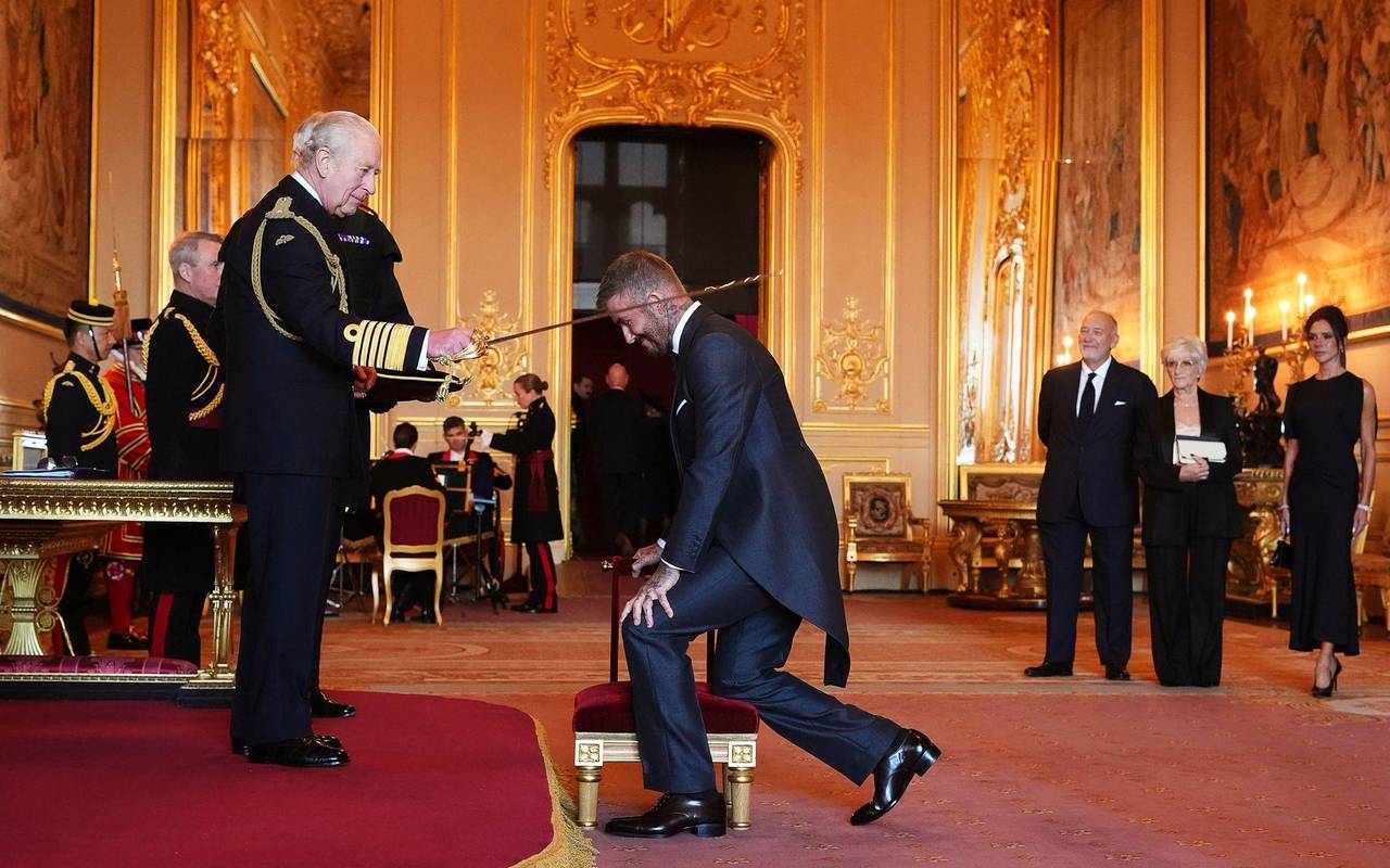 Ritterschlag für David Beckham