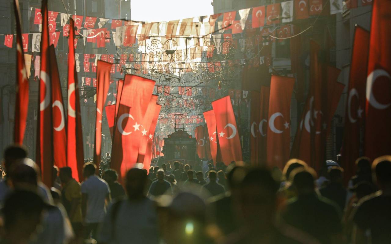 Die Einkaufsstraße Istiklal in Istanbul