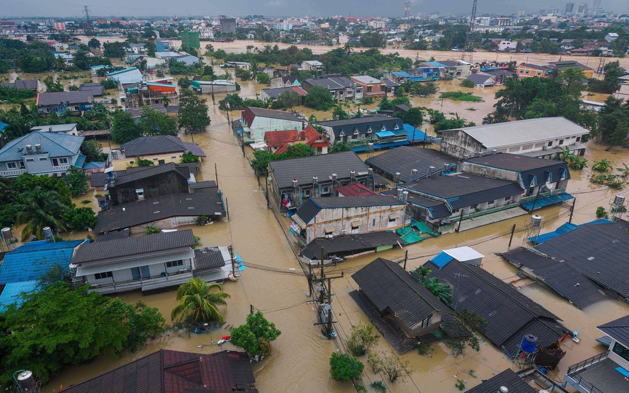 Überschwemmungen in Südthailand