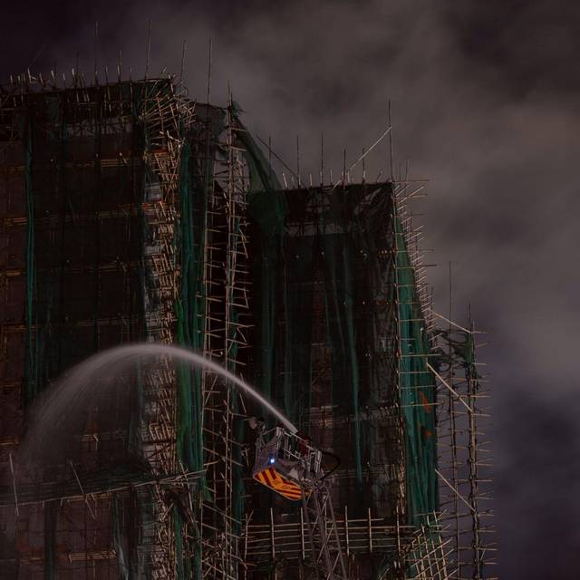 Nach Brand in Hongkong