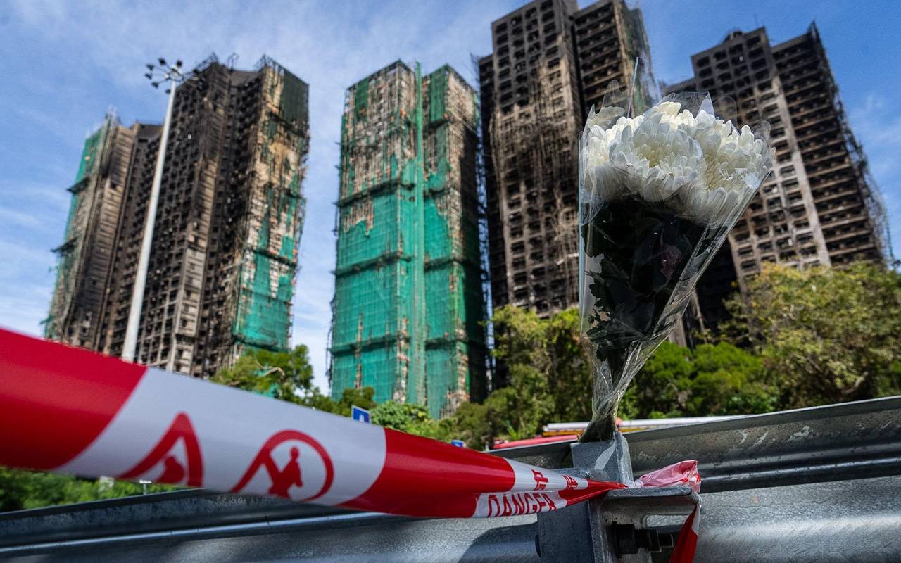 Nach Brand in Hongkong