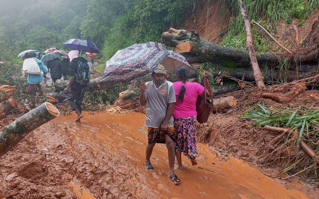 Unwetter in Sri Lanka