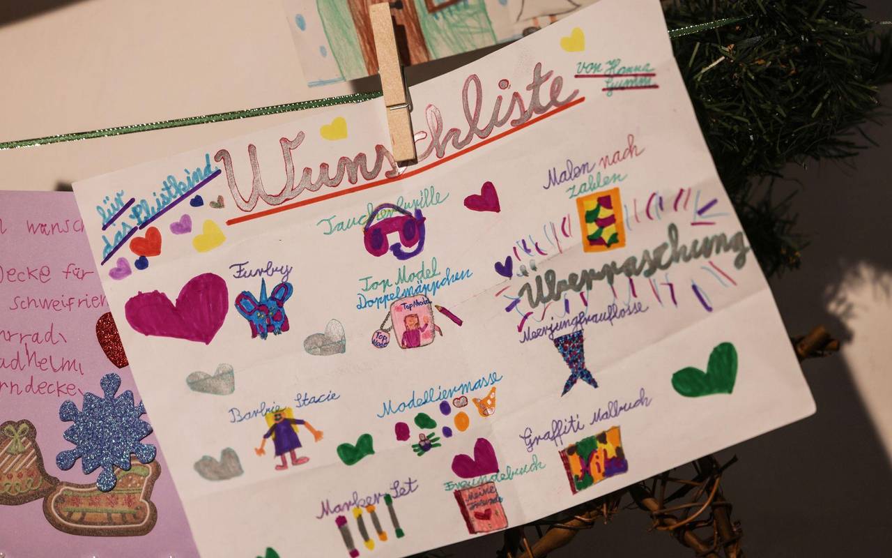 Wunschzettel fürs Christkinbd