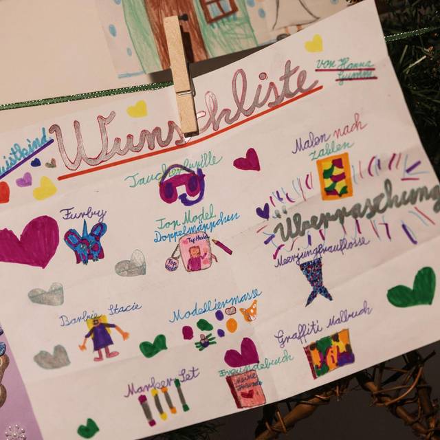 Wunschzettel fürs Christkinbd