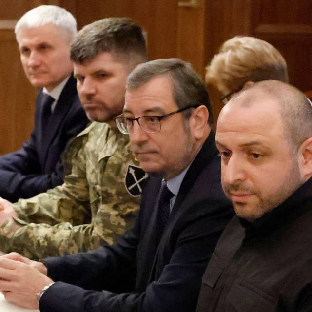 Die ukrainische Delegation in Miami.