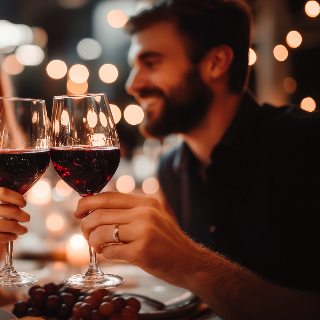 Valentinstag: gemeinsame Zeit bei einem romantischen Dinner