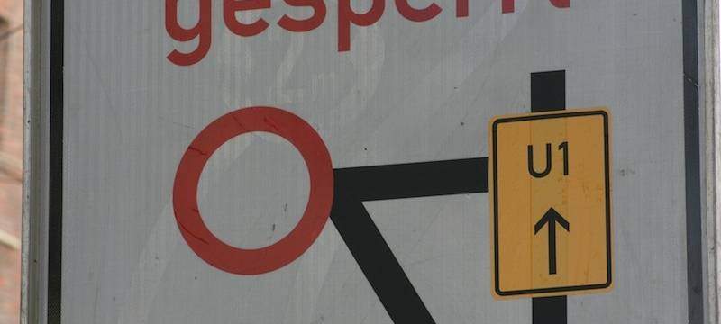 Hauptstraße in Sprockhövel teilweise gesperrt