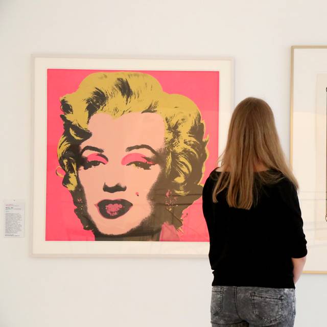 Neue Ausstellung in der Ludwig Galerie Oberhausen "American Pop Art" Andy Warhol, Do., 21. Januar 2016, Symbolbild für geplante Warhol-Ausstellung im Haus Martfeld, Schwelm