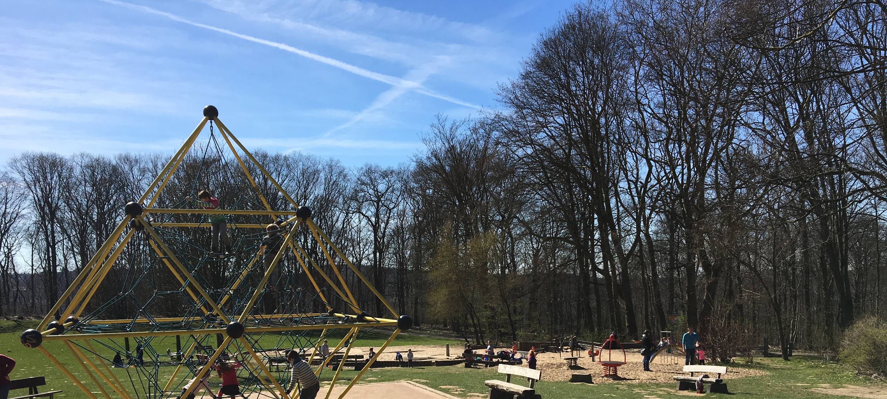 Der Spielplatz am Hohenstein.