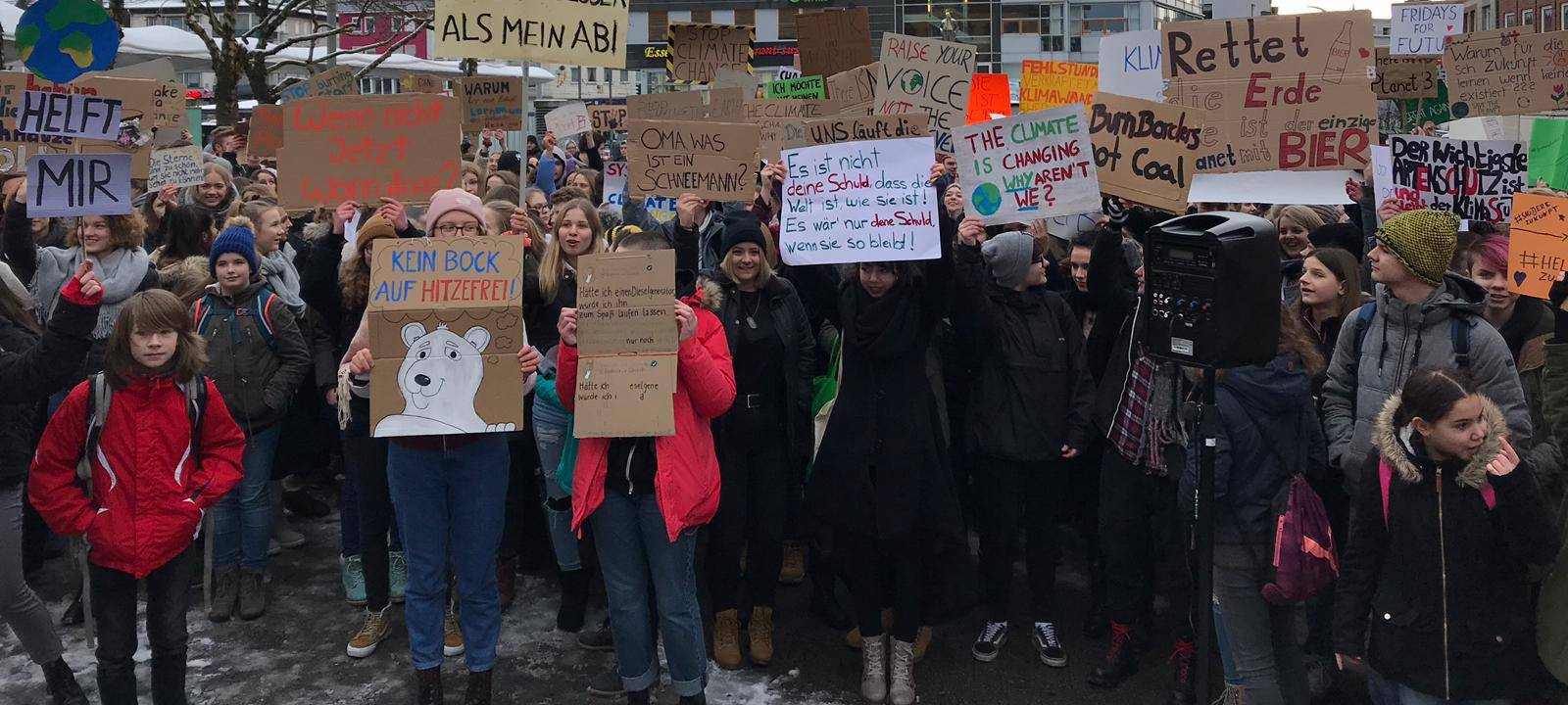 Klimastreiks in Hattingen und Witten