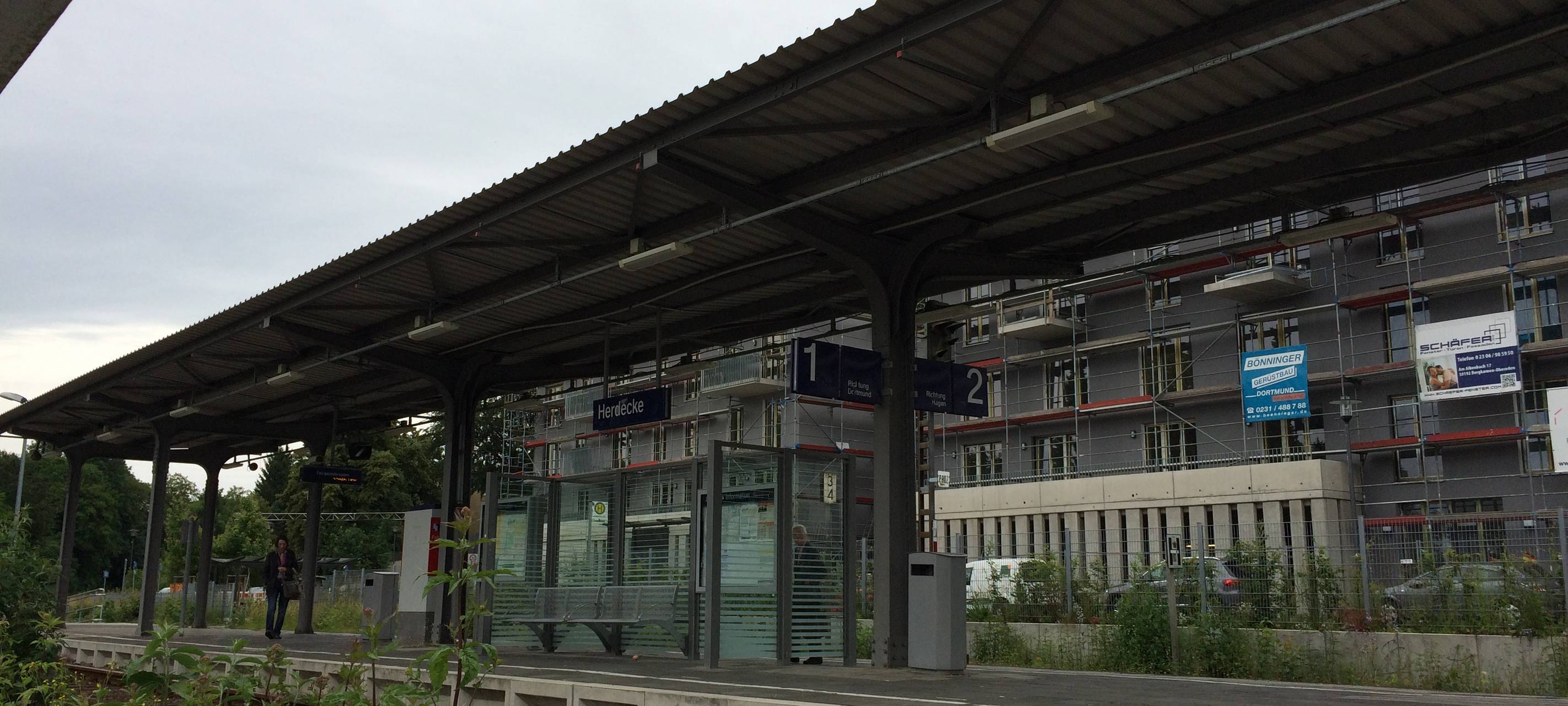 Freie Fahrradboxen am Herdecker Bahnhof