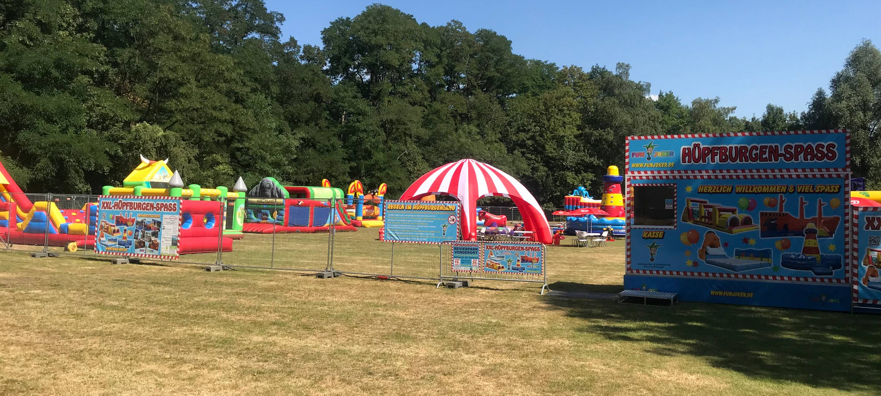 Hüpfburgen-Spaß am Kemnader See