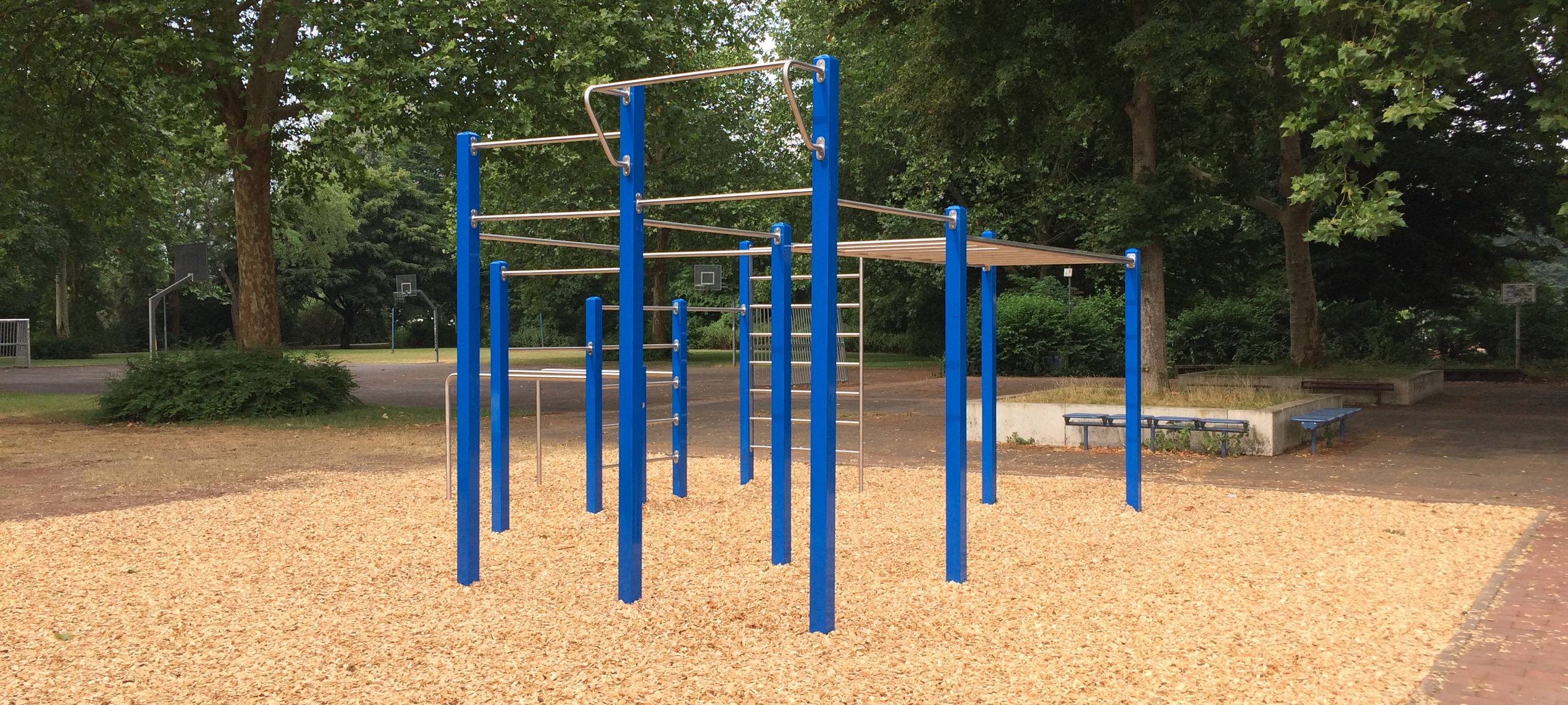 Thorge testet neuen Fitness-Parcours in Herdecke