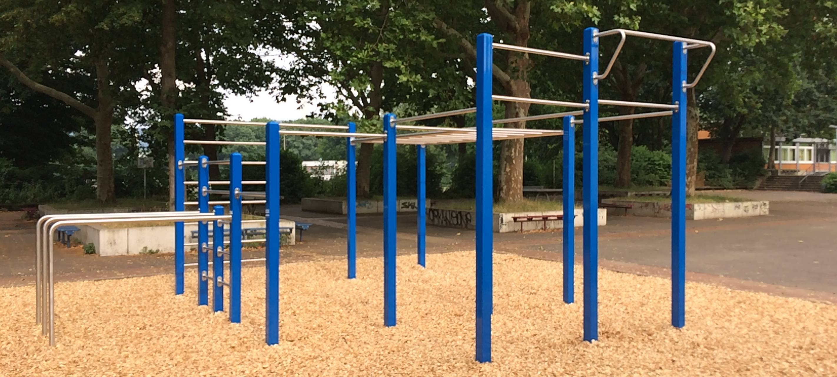 Thorge testet neuen Fitness-Parcours in Herdecke