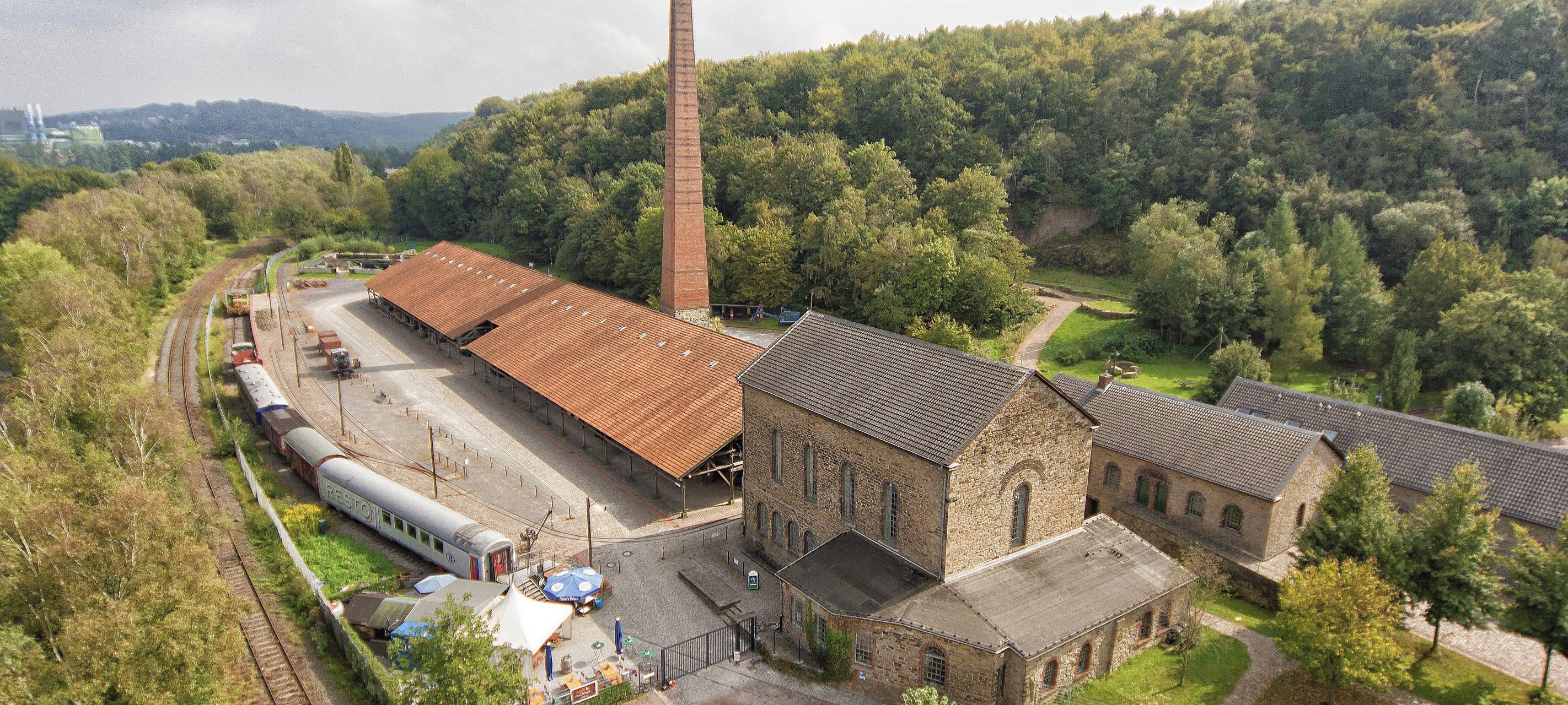 Das Gelände der Zeche Nachtigall in Witten