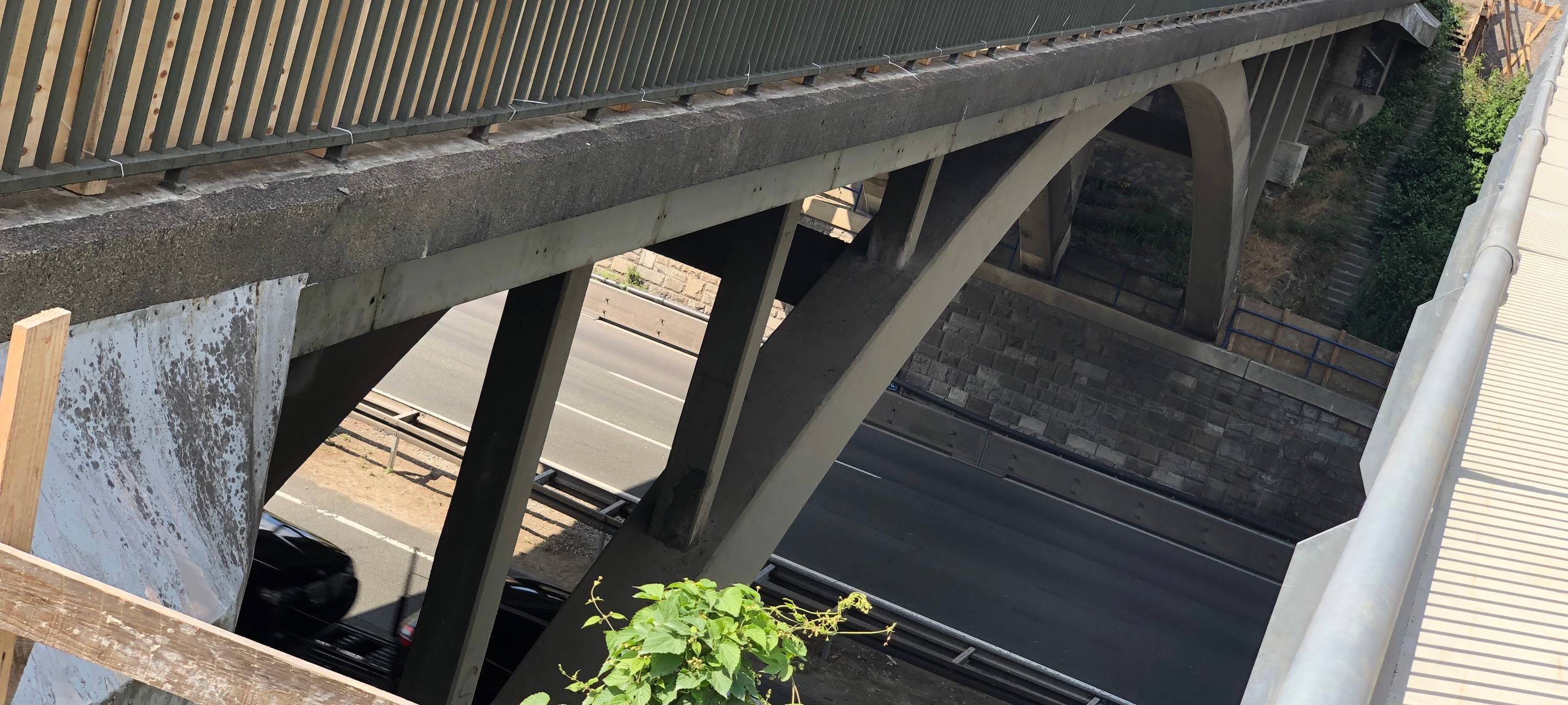 Die alte Brücke ist marode und wird Ende August abgerissen