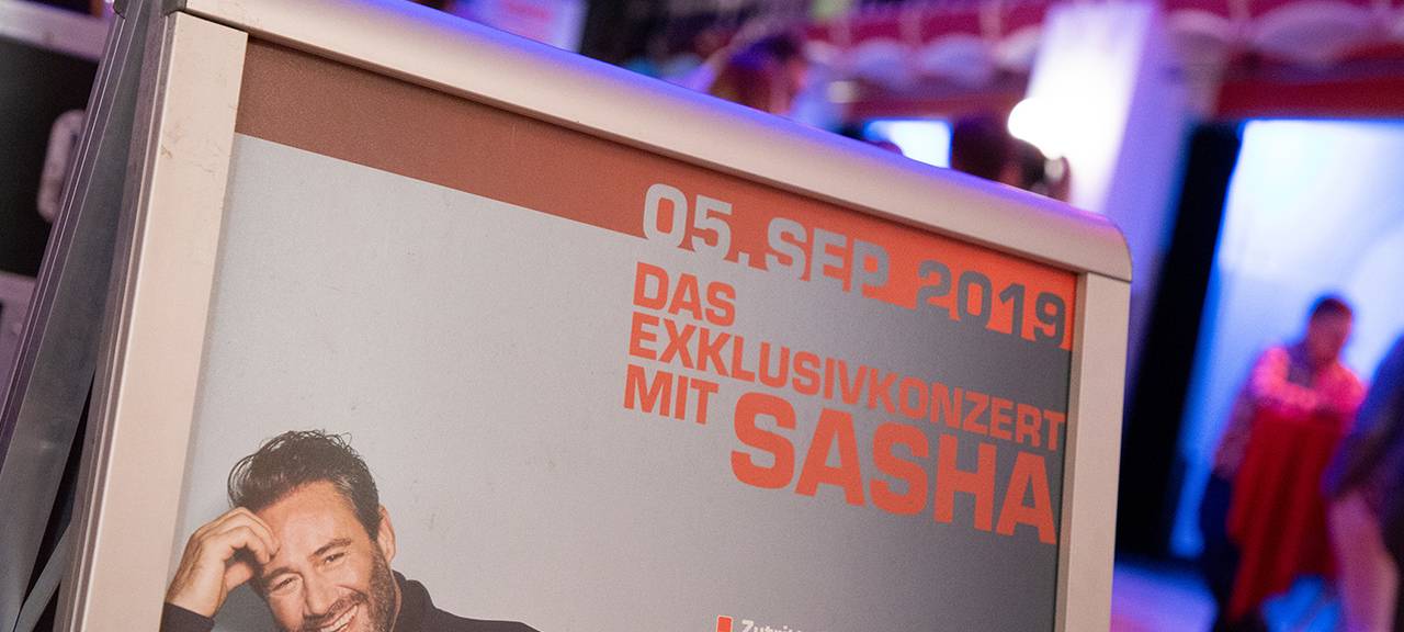 Das Exklusivkonzert mit Sasha