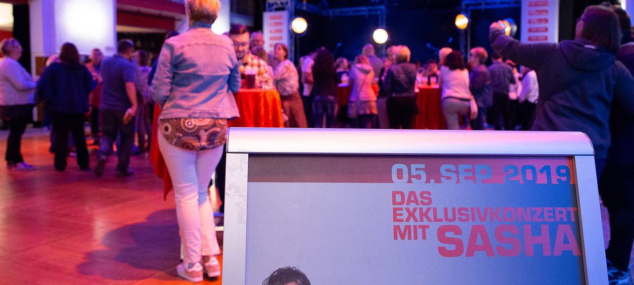 Das Exklusivkonzert mit Sasha