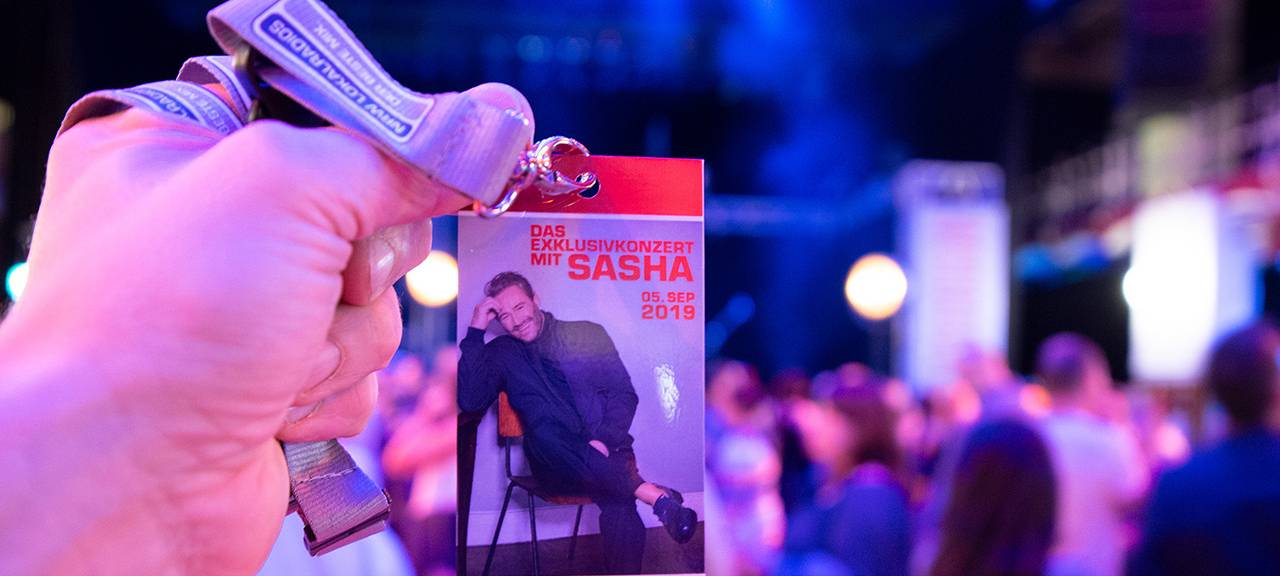 Das Exklusivkonzert mit Sasha