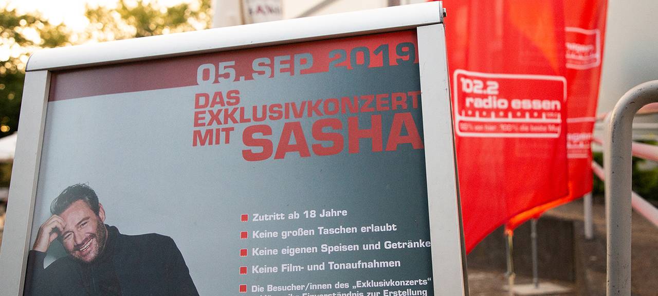 Das Exklusivkonzert mit Sasha