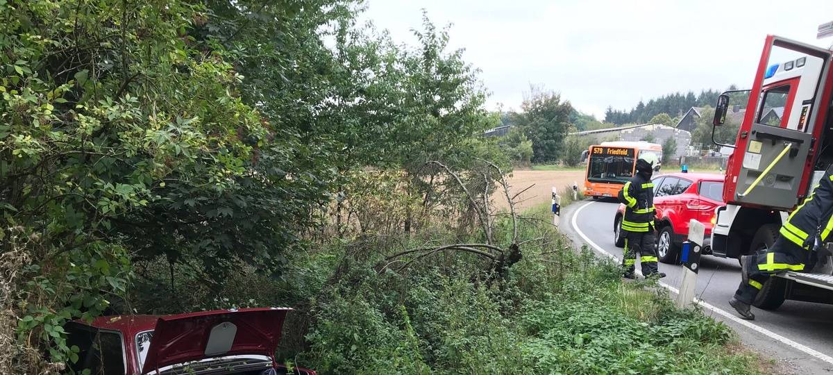 Drei Verletzte bei Unfall