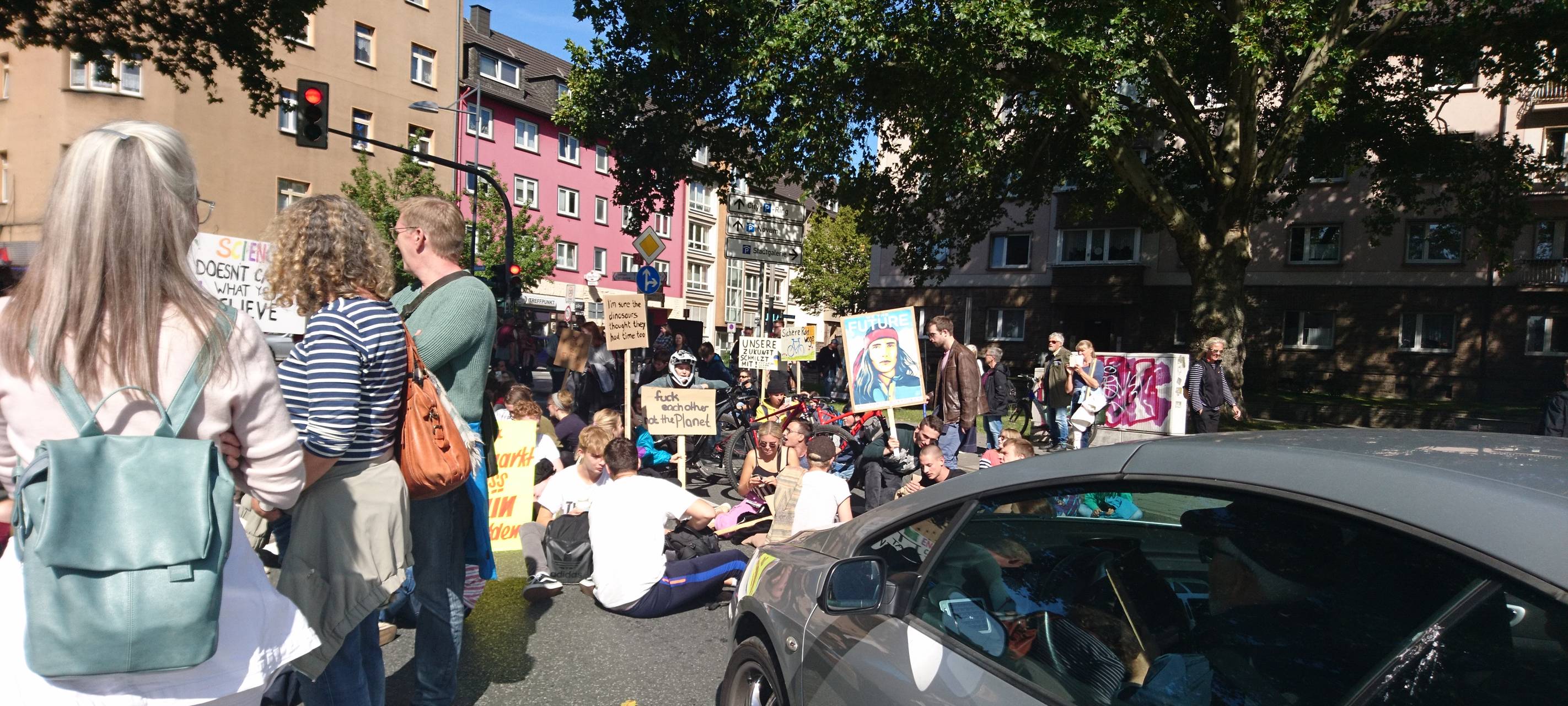 Wittener Demonstranten legen Verkehr lahm