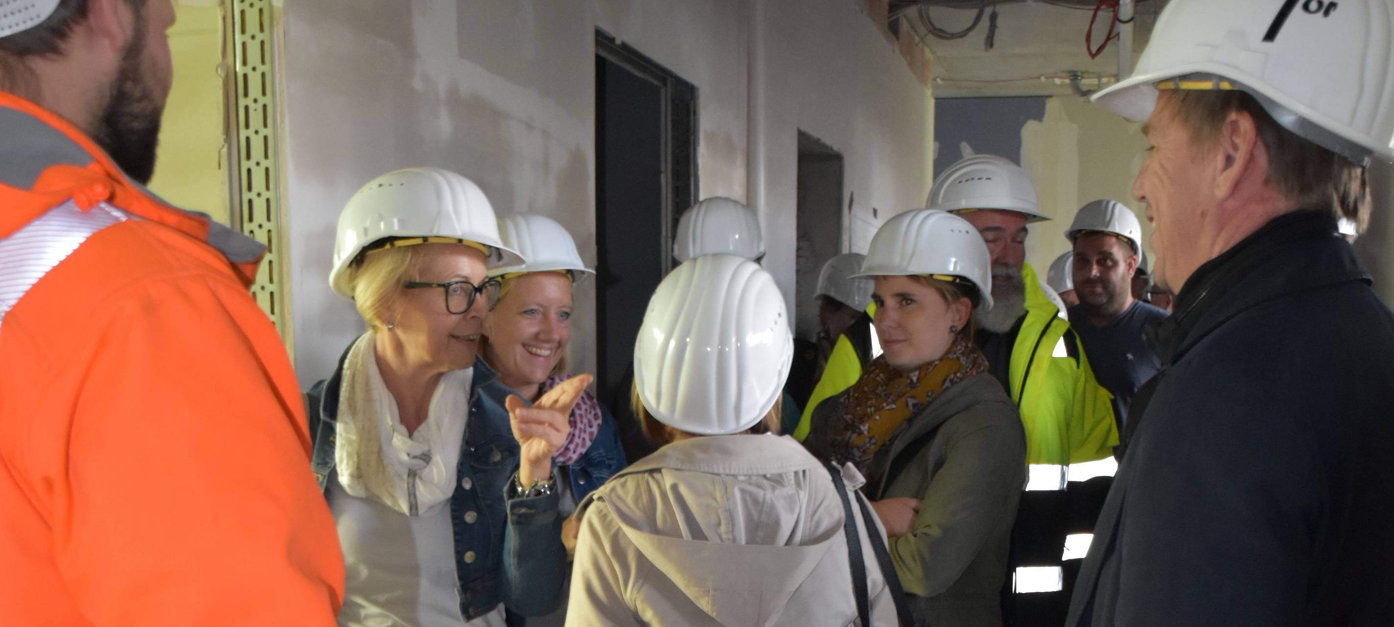 Rohbau des neuen Jobcenters steht