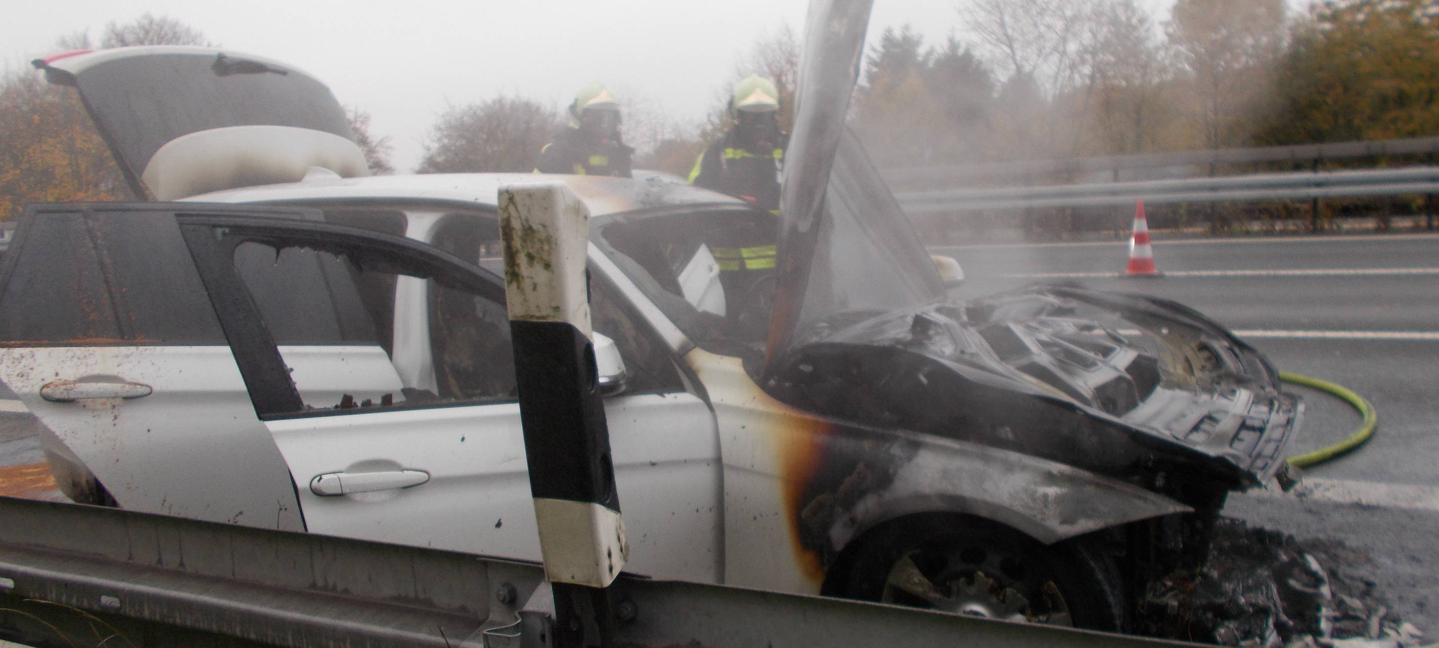 A1 war wegen Brand gesperrt