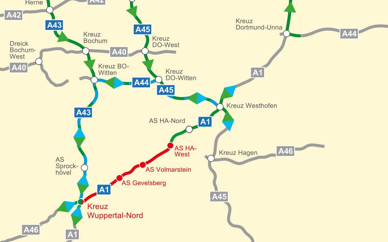 Vollsperrung der A1 an diesem Wochenende - Radio Ennepe Ruhr Vollsperrung der A1 an diesem Wochenende - Radio Ennepe Ruhr