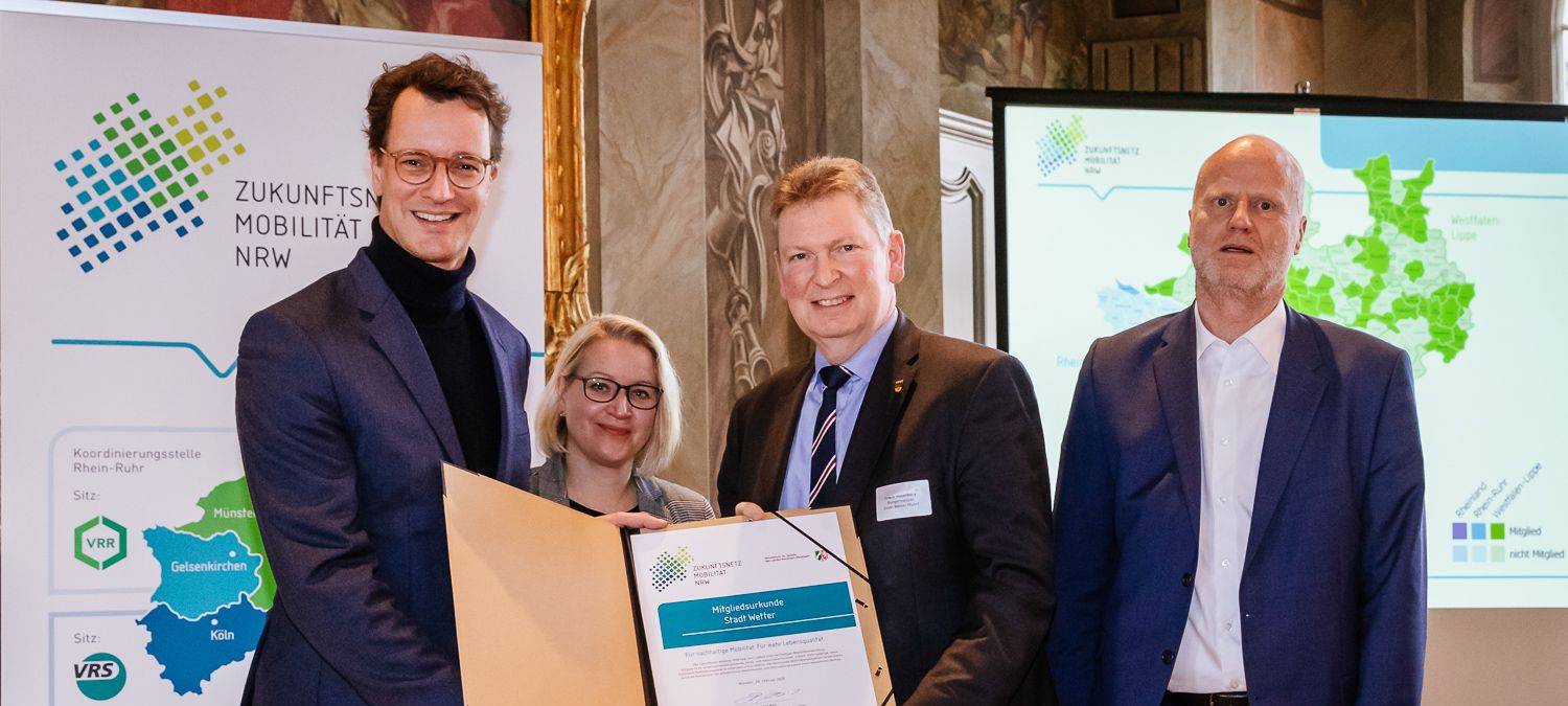 Wetter tritt "Zukunftsnetz Mobilität NRW" bei
