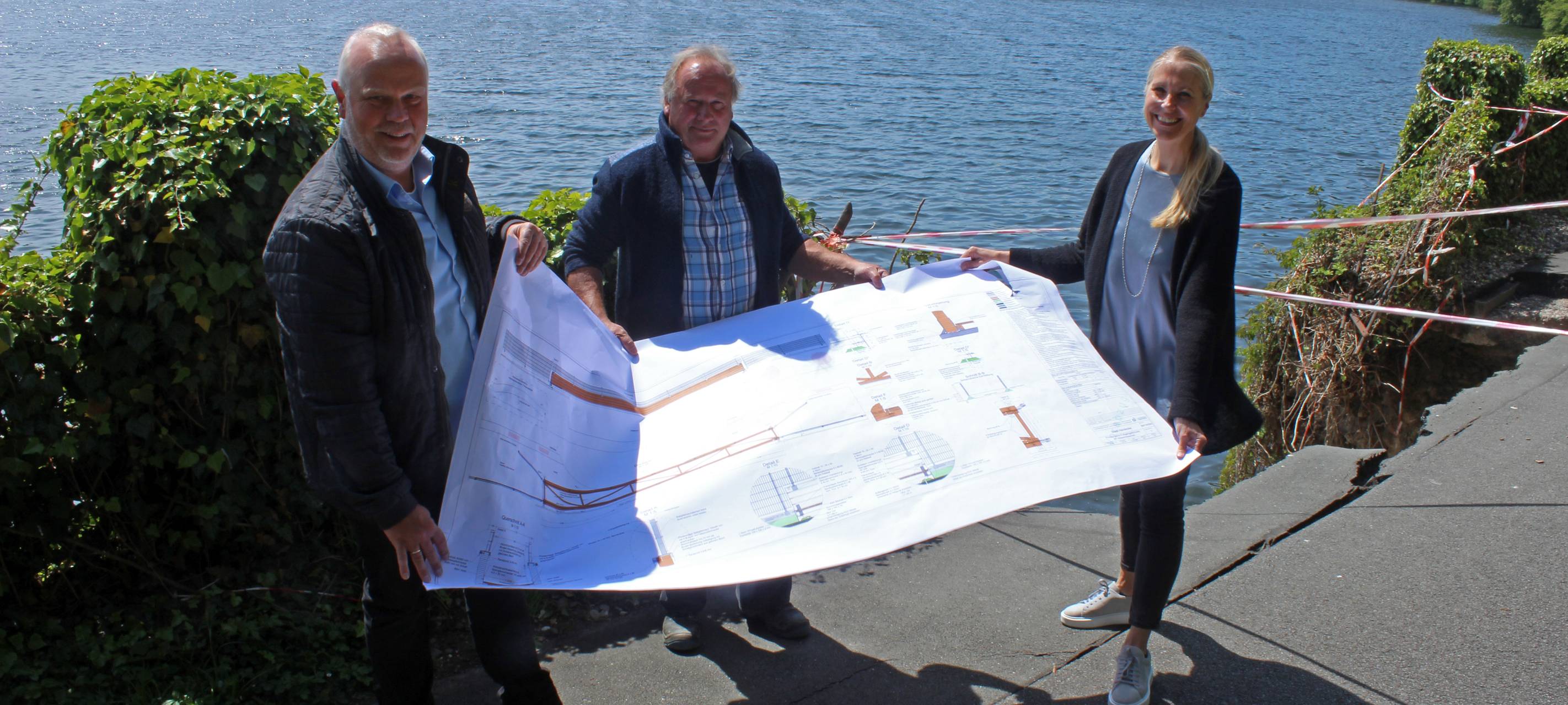 Behelfsbrücke am Seeschlösschen kommt Mitte Juni