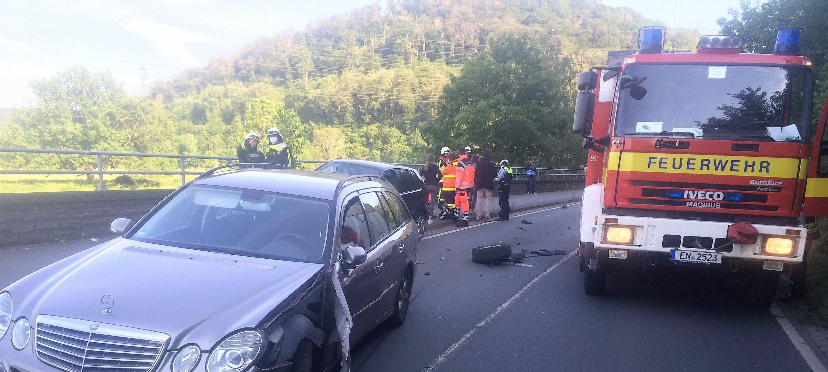 Große Suchaktion nach Unfallflucht