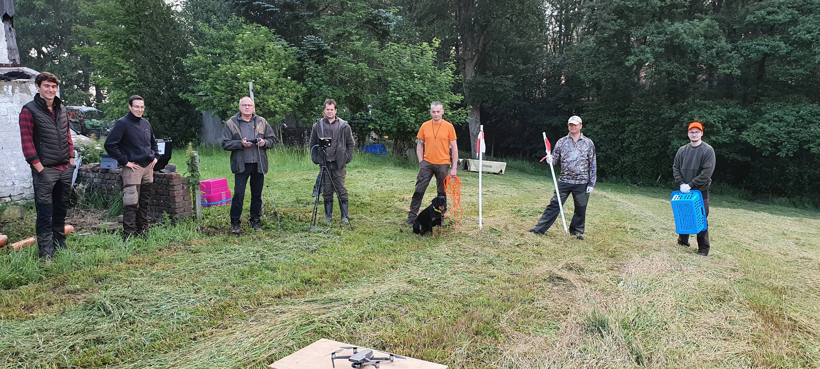 Drohne rettet Rehkitze