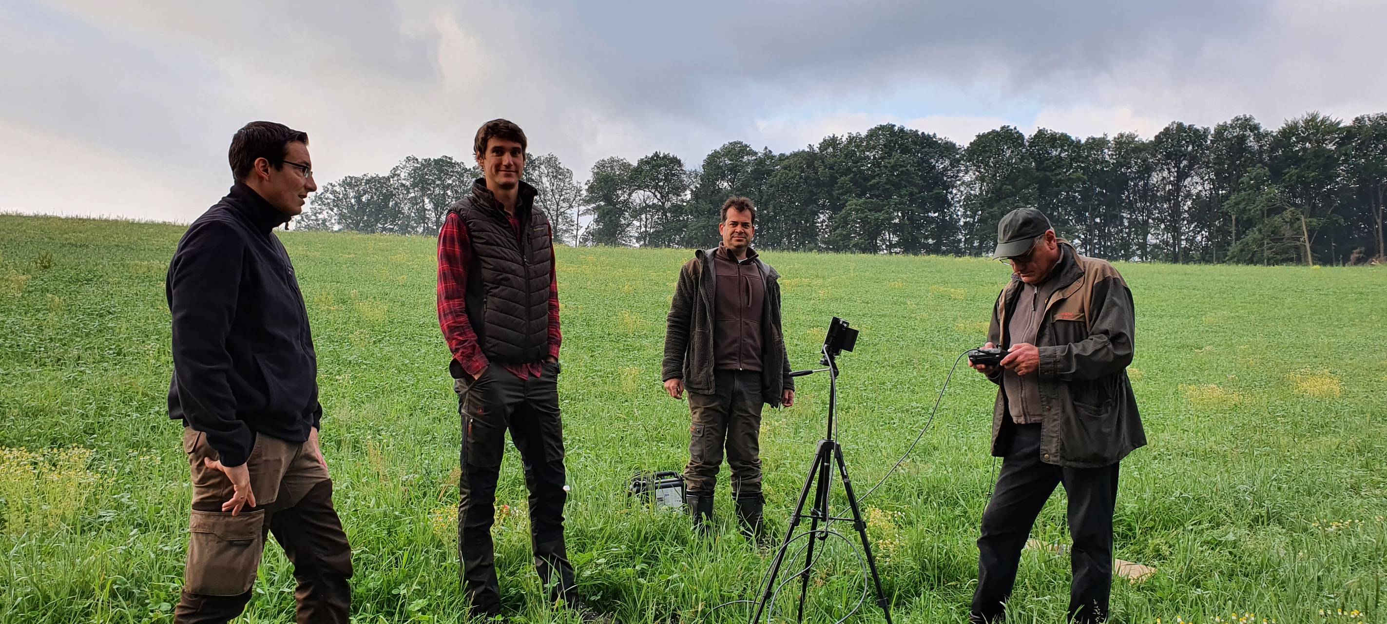 Drohne rettet Rehkitze