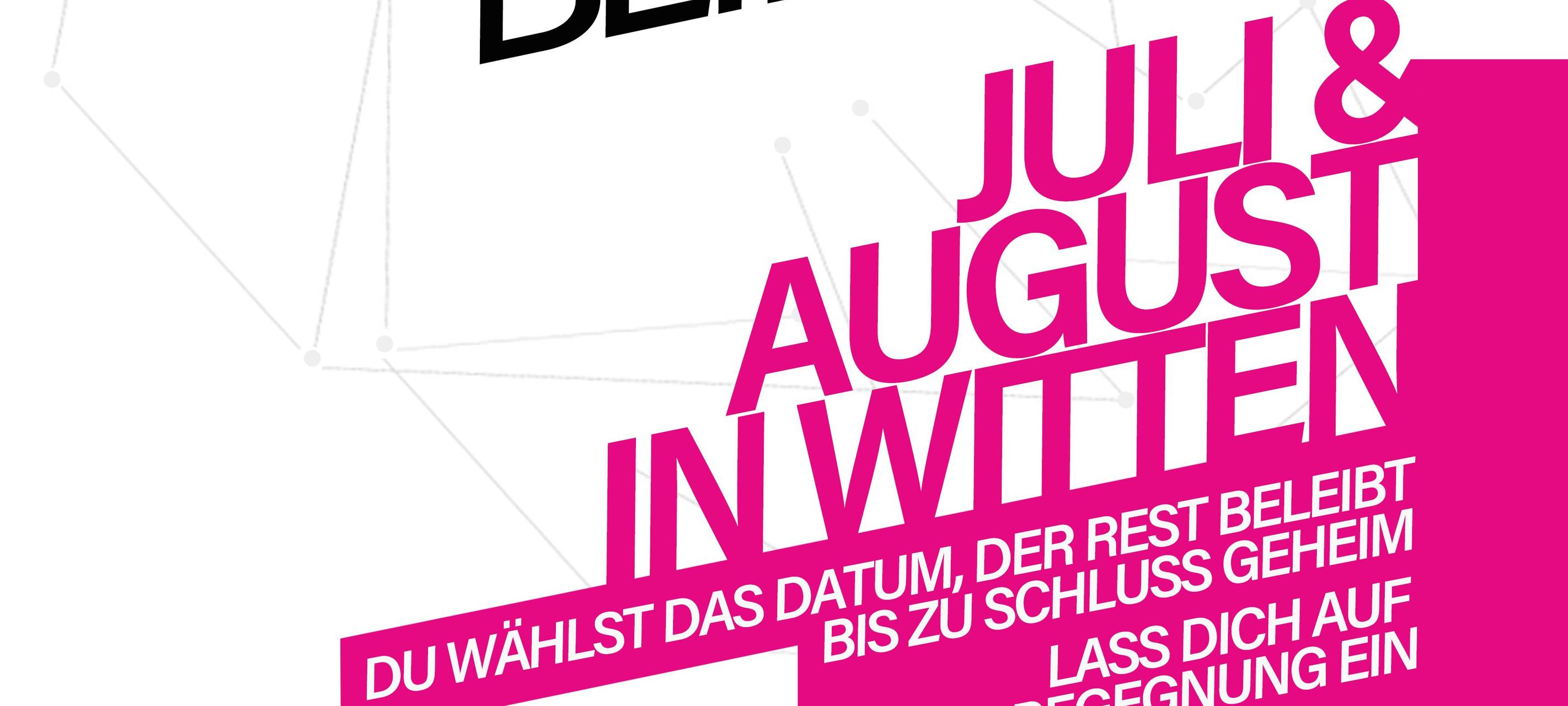 Blind Dates mit Kulturangeboten
