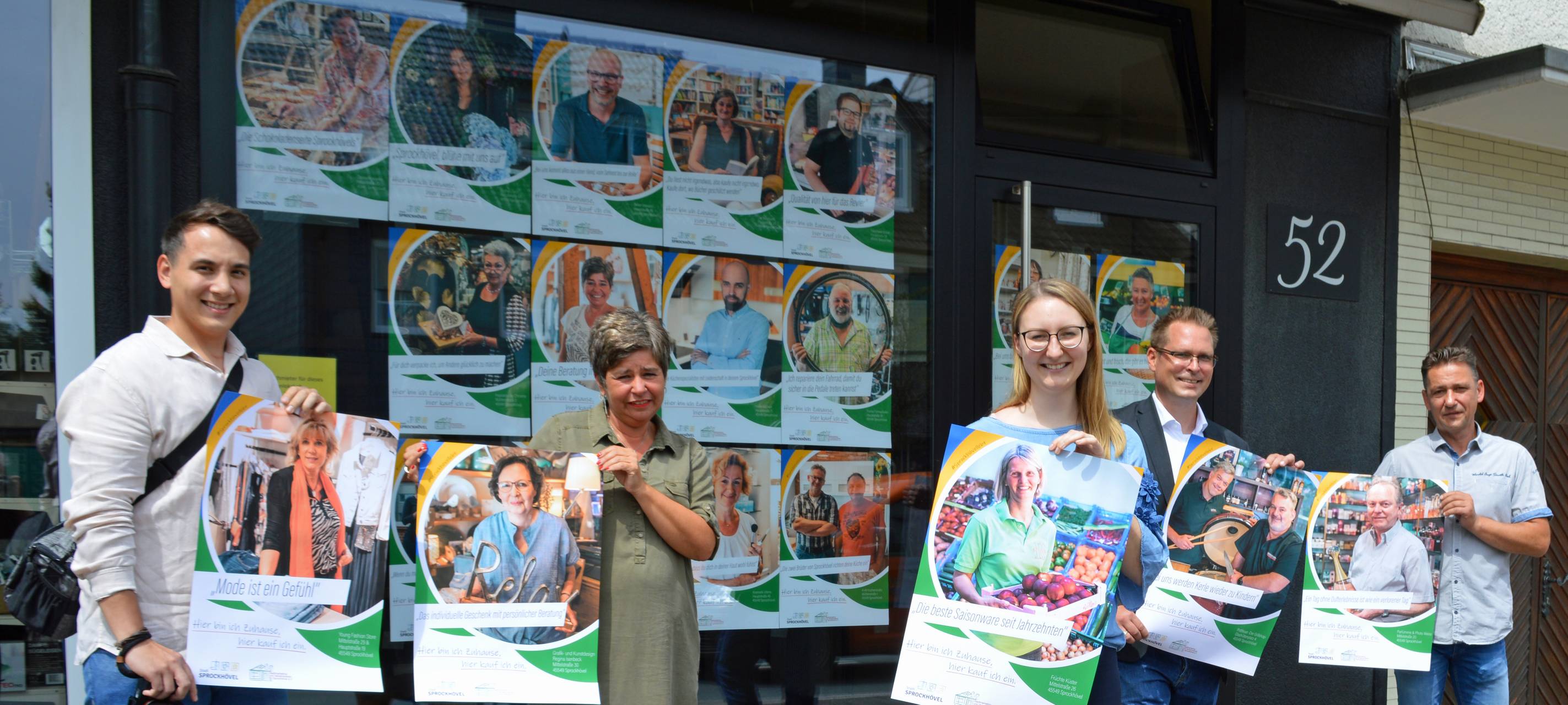 Plakatkampagne soll lokalen Einzelhandel stützen