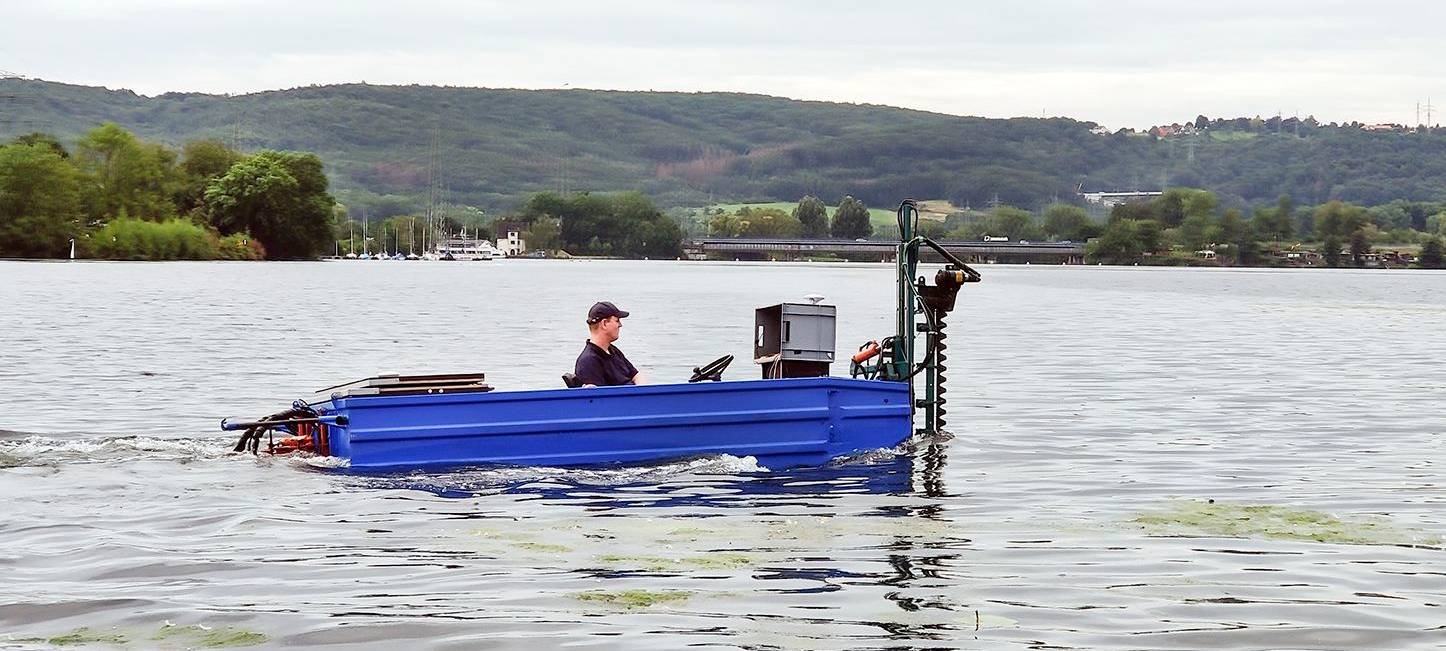 Neue Technik gegen Wasserpest am Harkortsee