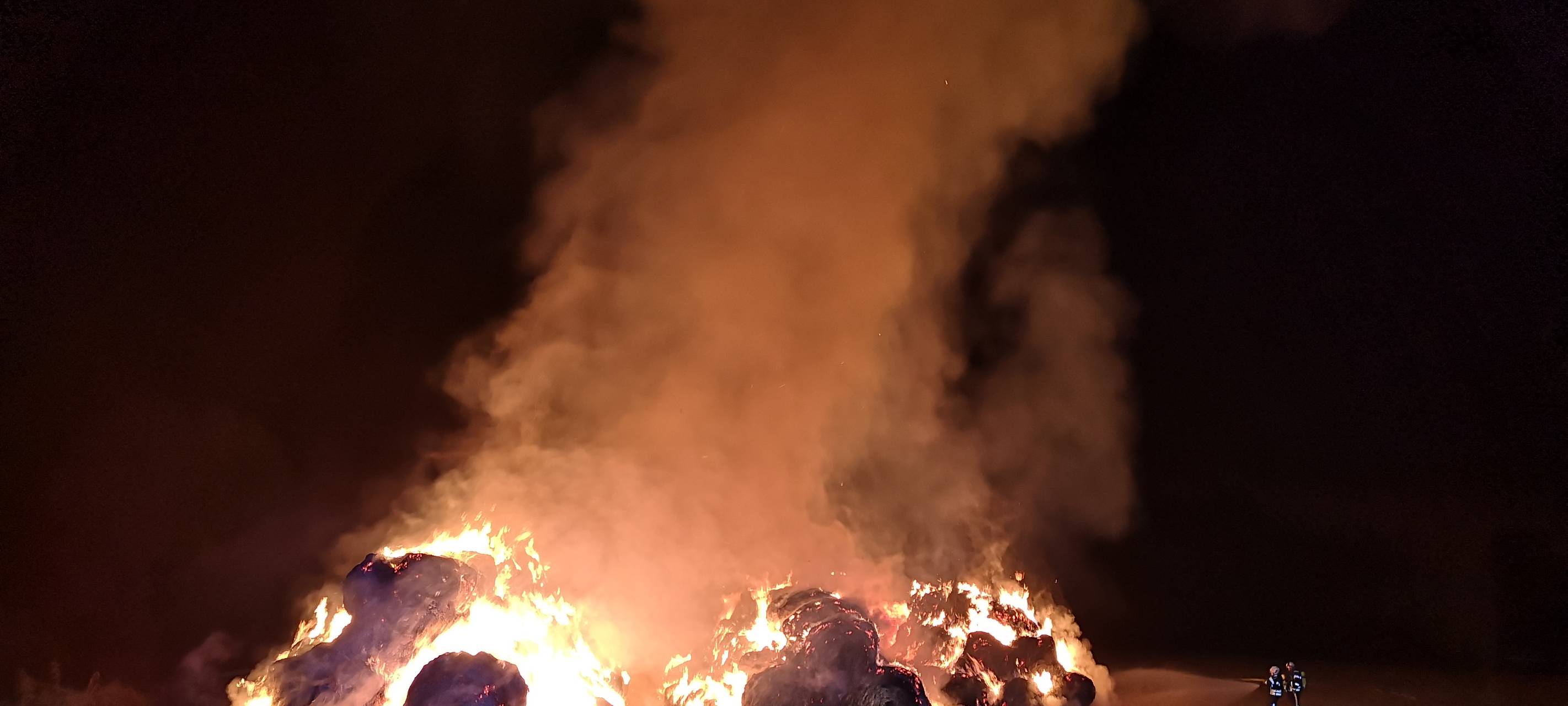 Nachlöscharbeiten auf der Gethe