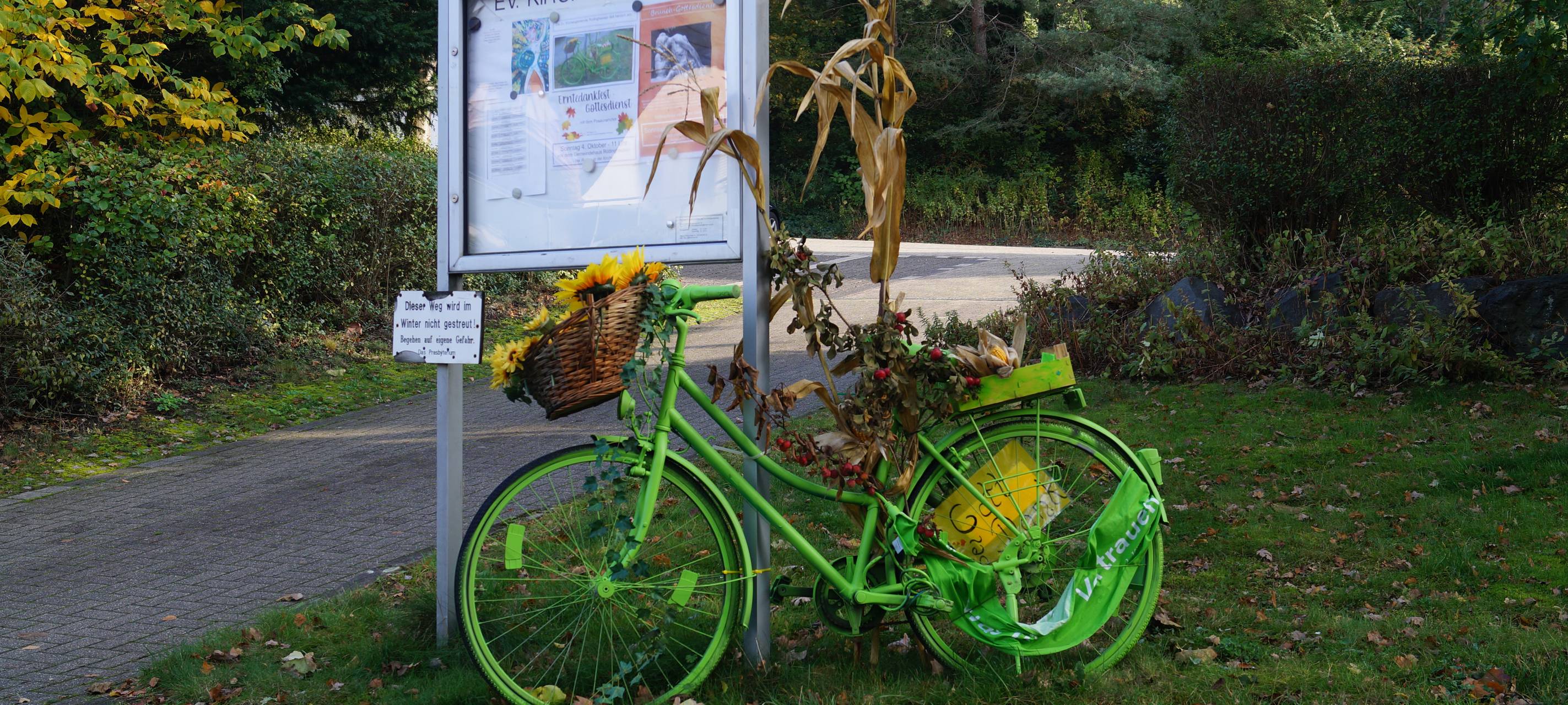Die gute Nachricht: Fahrradkunst in Witten