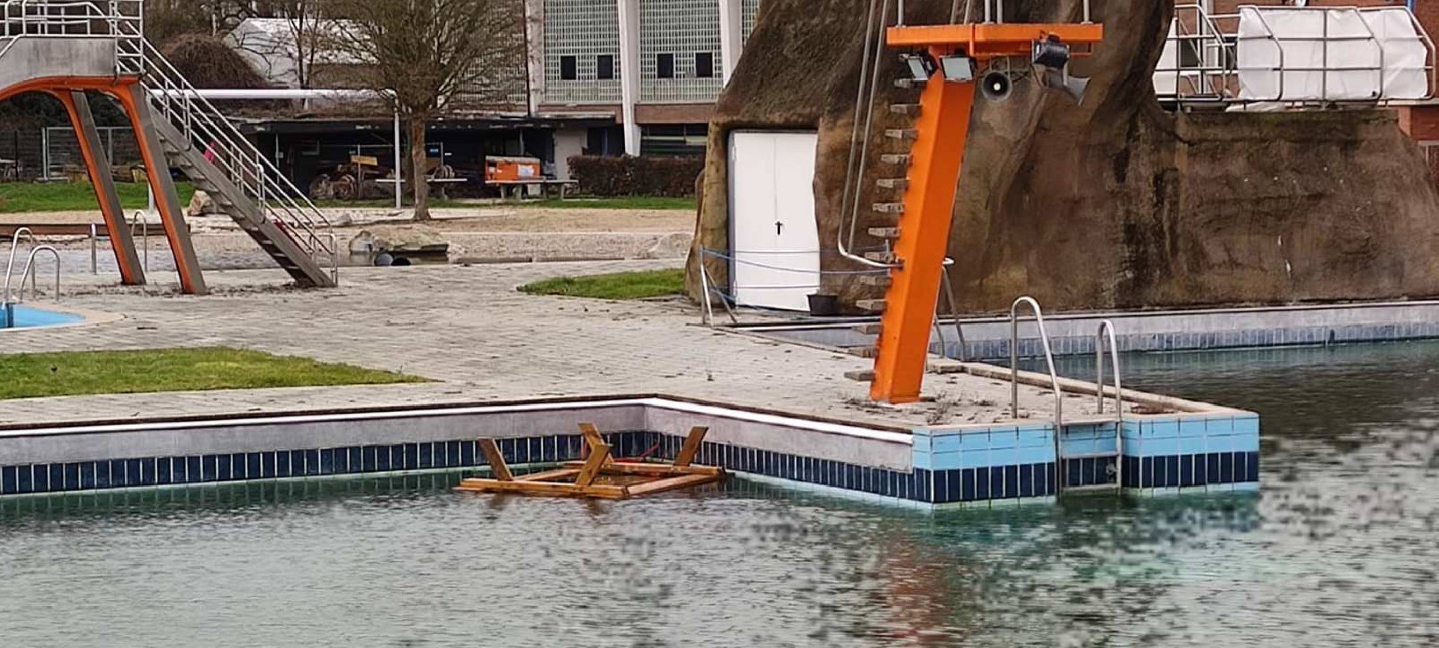 Vandalen waren wollten wohl nicht nur feiern