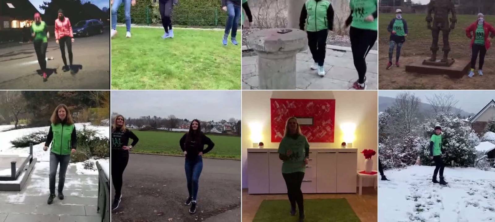 Wittener Laufgruppe tanzt Jerusalema