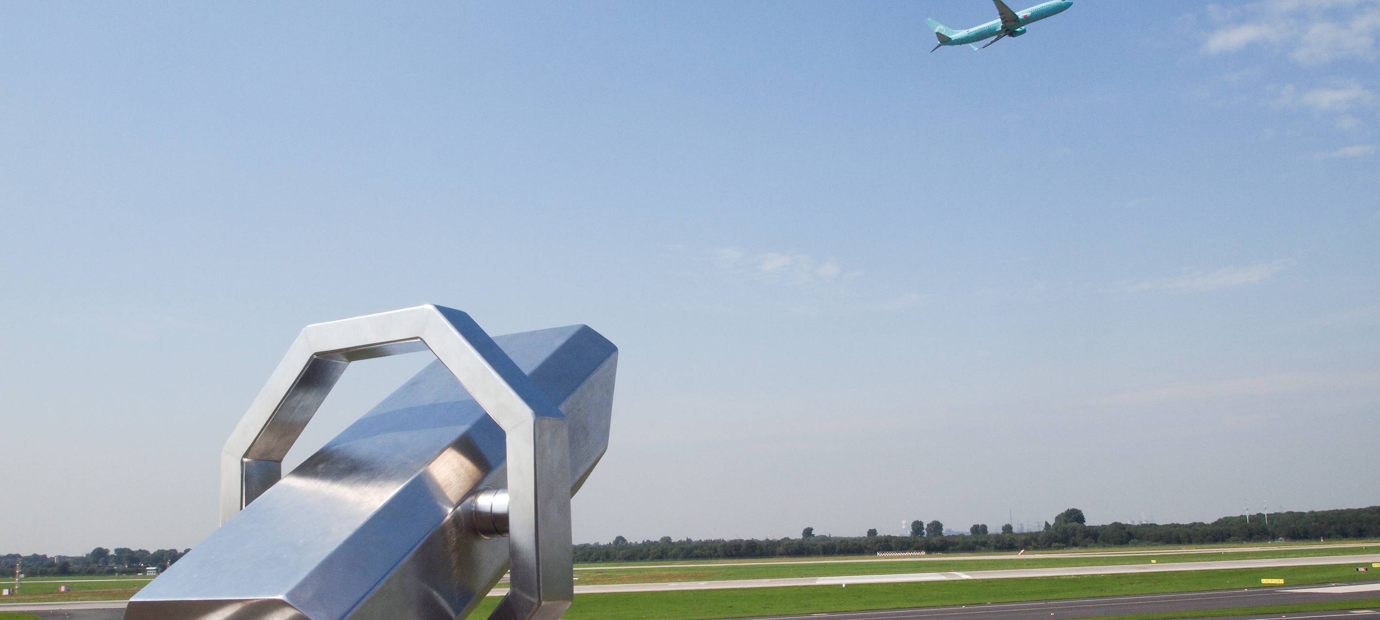 Viel los am Dortmunder Flughafen