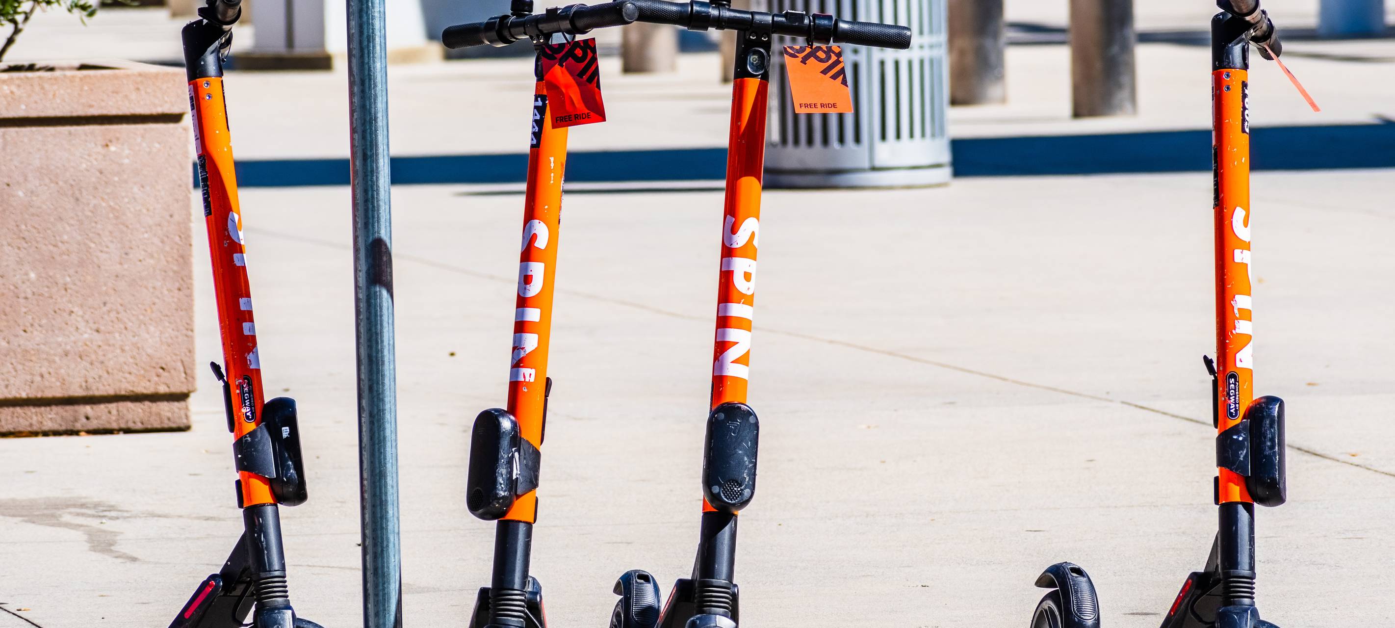 Unfallgefahr mit E-Scootern