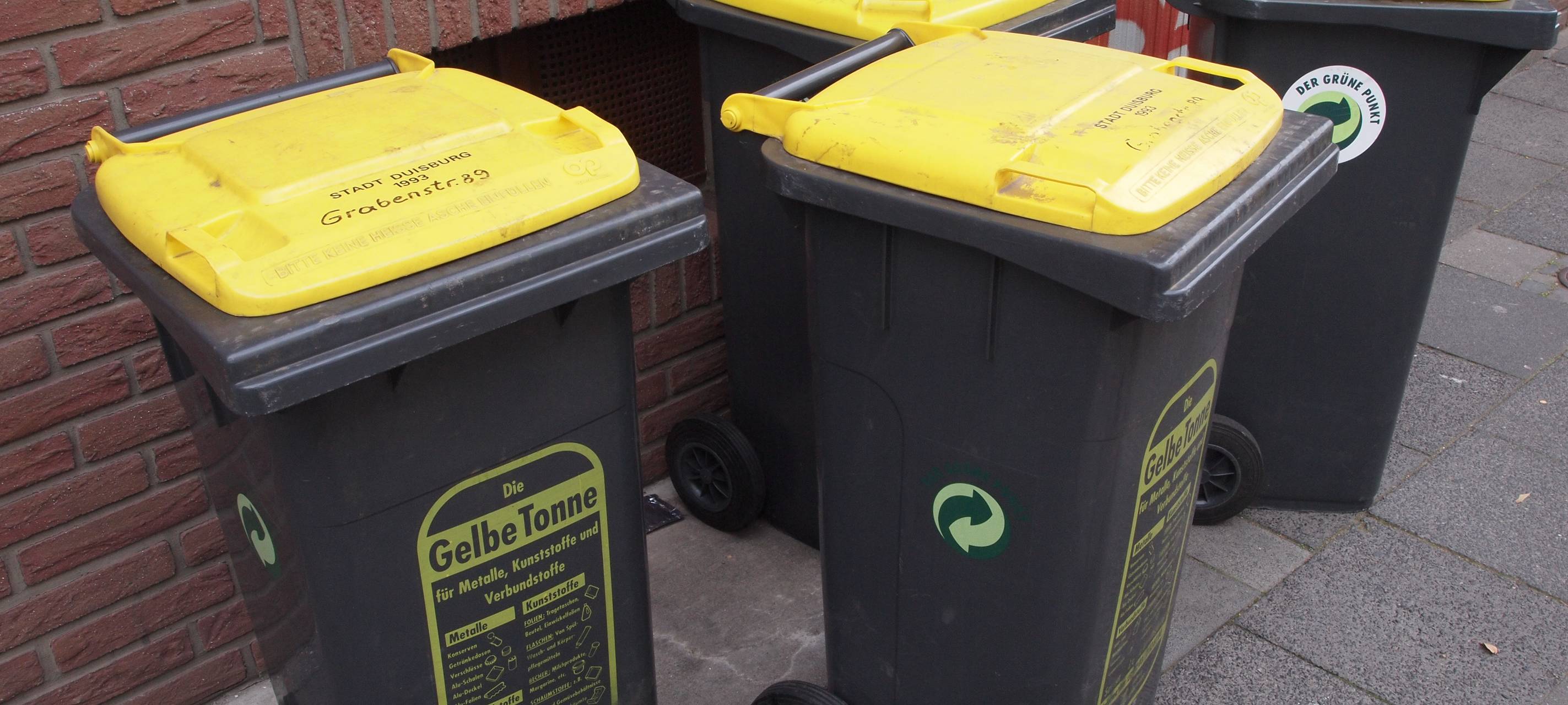 Hauseigentümer sollen Gelbe Tonne wählen können