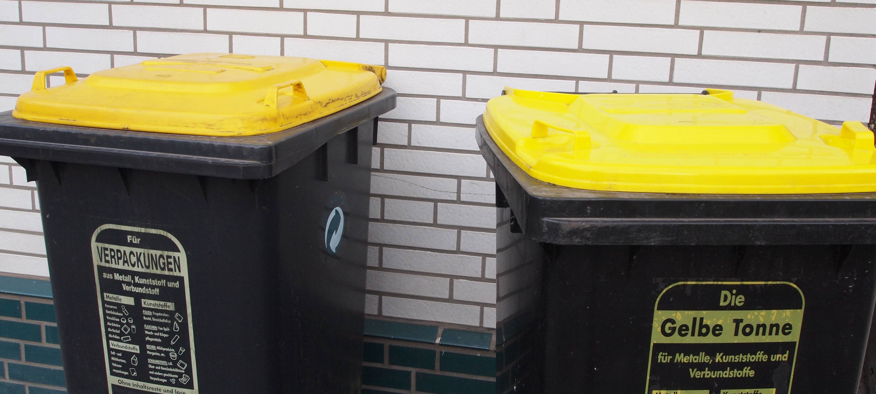 Gelbe Tonnen im Kreis nachgefragt